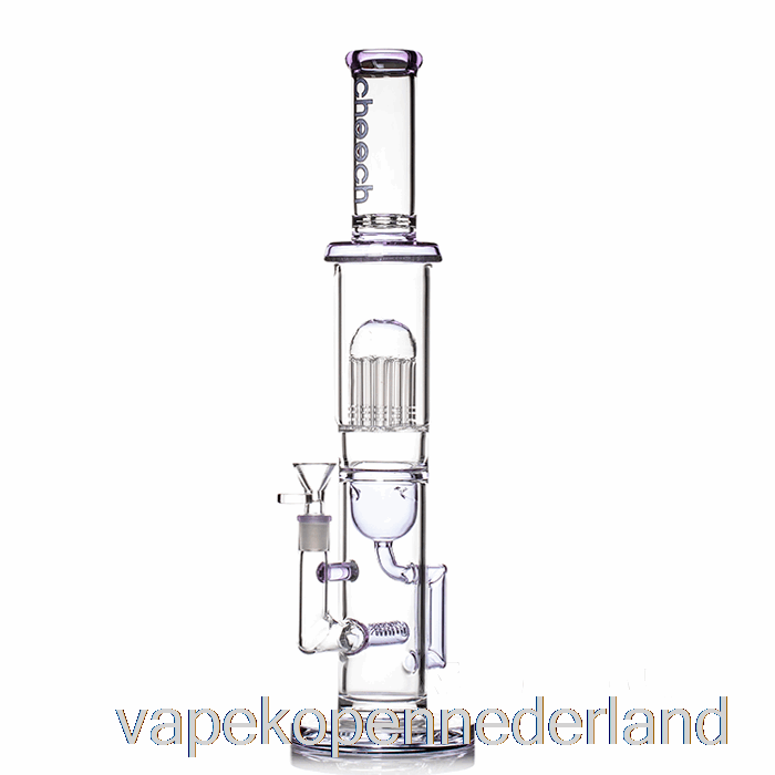 Vape Nederland Cheech Glass Tree Recycler Big Rig Bong Paars